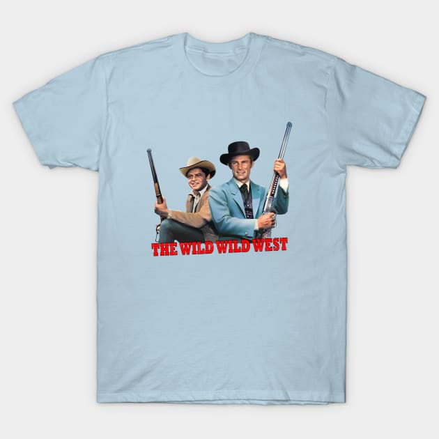 The Wild Wild West - 60s Sci Fi Western T-Shirt by wildzerouk